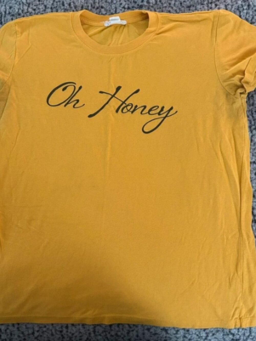 Medium yellow graphic T-shirt